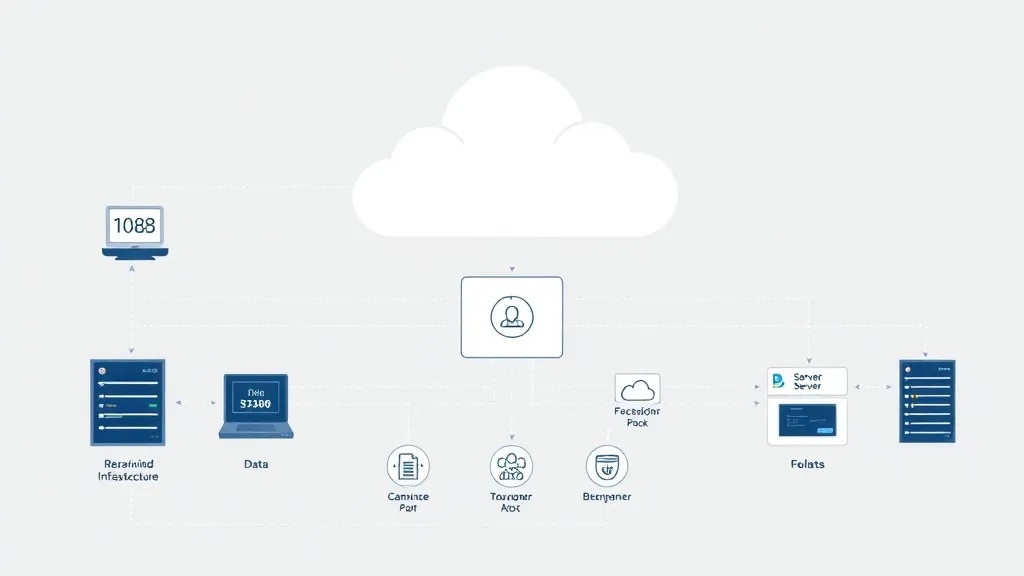 A detailed technical diagram showing data flow between serve